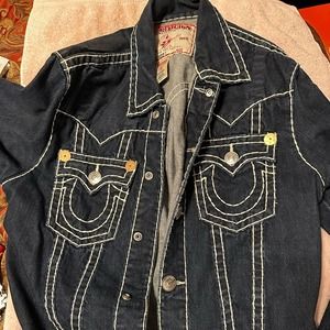 True Religion Men’s Trucker Jean Jacket XXL